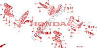 FOOTREST dla Honda CB 1300 ABS FAIRING 2006