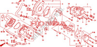 LEFT REAR ENGINE COVER dla Honda CB 1300 S FAIRING 2007