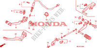 PEDAL dla Honda CB 1300 S FAIRING 2007