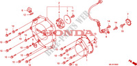 RIGHT CRANKCASE COVER dla Honda CB 1300 ABS FAIRING 2006