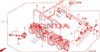 THROTTLE BODY (ASSY.) dla Honda CB 1300 ABS FAIRING 2006