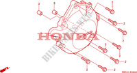 LEFT CRANKCASE COVER dla Honda CBR 1000 RR FIREBLADE HRC 2007