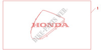 WINDSHIELD dla Honda CBR 1000 RR FIREBLADE REPSOL 2005