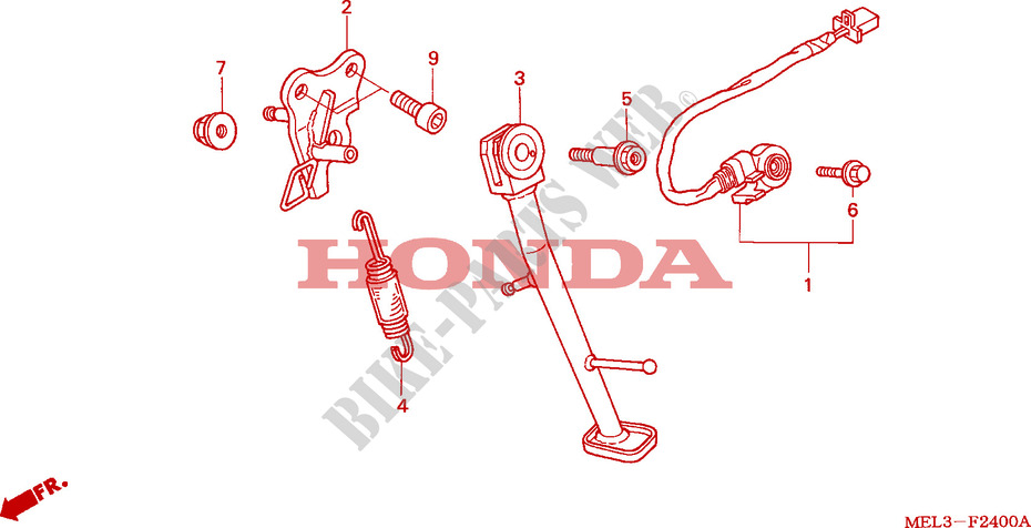 STAND dla Honda CBR 1000 RR FIREBLADE REPSOL 2005