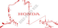 BRAKE PEDAL dla Honda CBR 600 RR BLACK 2011