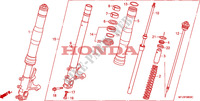 FRONT FORK dla Honda CBR 600 RR ABS NOIRE 2011