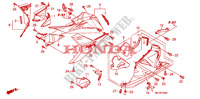 LOWER COWL(L.)(CBR600RR9, A,B/RA9,A,B) dla Honda CBR 600 RR GRAY ORANGE 2011