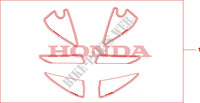 RACING STICKERS dla Honda CBR 600 RR ABS 2009