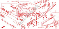 SWINGARM dla Honda CBR 600 RR ABS NOIRE 2011