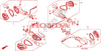 WINKER(3) dla Honda CBR 600 RR ABS TRICOLORE 2011