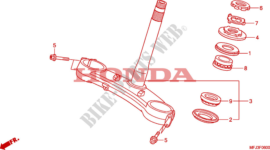 STEERING DAMPER dla Honda CBR 600 RR ABS 2009