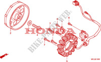 ALTERNATOR dla Honda CBR 1000 RR FIREBLADE PRETO 2010