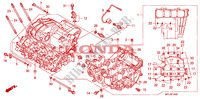 CRANKCASE dla Honda CBR 1000 RR FIREBLADE TRICOLORE 2010