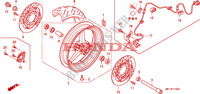 FRONT WHEEL dla Honda CBR 1000 RR FIREBLADE ABS REPSOL 2011