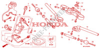 HANDLEBAR dla Honda CBR 1000 RR FIREBLADE LARANJA 2010