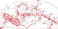 THROTTLE BODY dla Honda CBR 1000 RR FIREBLADE ABS BLACK 2011