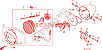 HEADLIGHT dla Honda VT 1300 C ABS 2011