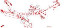 PEDAL dla Honda VT 1300 C ABS 2011