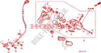 REAR BRAKE CALIPER dla Honda VT 1300 C ABS 2011