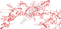 REAR FENDER dla Honda VFR 1200 DCT 2011