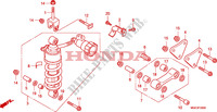 REAR SHOCK ABSORBER dla Honda VFR 1200 F 2011