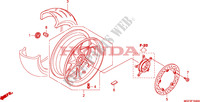 REAR WHEEL dla Honda VFR 1200 DCT 2010