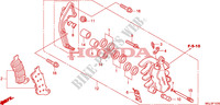 L. FRONT BRAKE CALIPER(CB F1000FA/FS/FT) dla Honda CBF 1000 F ABS 98HP 2011