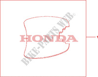 MAT SET 35 L TOP BOX dla Honda CBF 1000 F ABS TS 2011