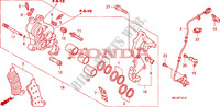 R. FRONT BRAKE CALIPER(CB F1000FA/FS/FT) dla Honda CBF 1000 F ABS 98HP 2011