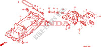 REAR FENDER dla Honda CBF 1000 F ABS 2011