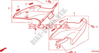 SIDE COVERS dla Honda CBF 1000 F ABS TS 2011