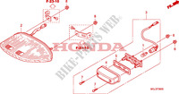 TAILLIGHT dla Honda CBF 1000 F ABS 98HP 2011
