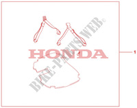 TOP BOX MAT AND STRAP  dla Honda CBF 1000 F ABS 98HP 2010