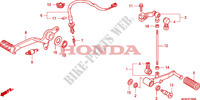 BRAKE PEDAL dla Honda CBF 600 FAIRING ABS 2010