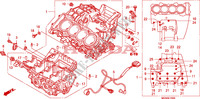 CRANKCASE dla Honda CBF 600 NAKED ABS 34HP 2010