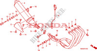 EXHAUST MUFFLER dla Honda CBF 600 NAKED ABS 34HP 2010