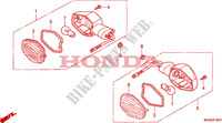 FRONT INDICATOR (CBF600N/NA) dla Honda CBF 600 NAKED 34HP 2010