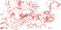 FUEL TANK/FUEL PUMP (CBF6 00N/NA) dla Honda CBF 600 NAKED 2011