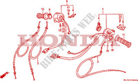 LEVER   SWITCH   CABLE dla Honda VFR 750 1986