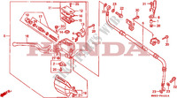 FRONT BRAKE MASTER CYLINDER (XL600VM/VN/VP) dla Honda TRANSALP 600 1991