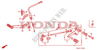BRAKE PEDAL dla Honda CBR 600 F 1988
