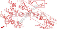 STARTER MOTOR dla Honda DOMINATOR 650 1990