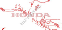 GEAR   BRAKE PEDAL dla Honda CBR 1000 1990