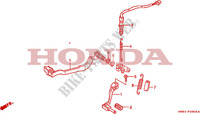 PEDAL dla Honda AFRICA TWIN 650 1989
