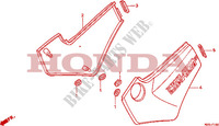 SIDE COVERS dla Honda NTV 650 1991