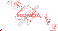 FRONT FENDER dla Honda CBR 600 F 50HP 1991