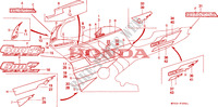 STRIPE (CBR600FN/2N) dla Honda CBR 600 F 1992