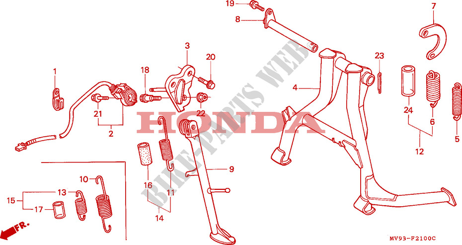 STAND dla Honda CBR 600 F 1991