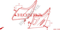 SIDE COVERS dla Honda CB 500 S 2001
