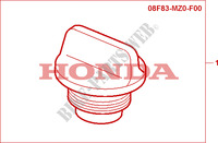 CHROME OIL CAP dla Honda 1500 F6C 2000